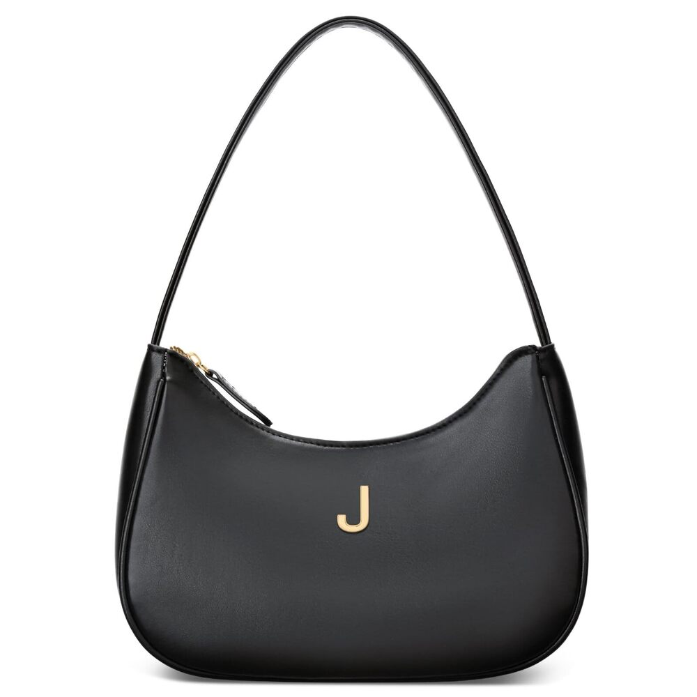 5689 Gift Shoulder Bag Clutch Tote HandBags Purses with Gold Initials